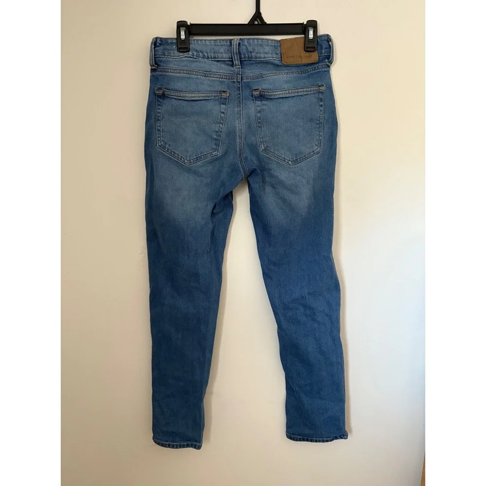 American Eagle Outfitters Airflex+ Straight Skinny Jeans Medium Wash Size‎ 30x32
